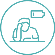 La habilidad para pensar y coordinar se vuelve más difícil, se cometen errores con facilidad, se generandificultades para concentrarse en tareas individuales y surge una incapacidad para recordar o encontrarpalabras.2 Puede conllevar una dificultad para seguir una conversación o utilizar palabras y cifras.2