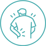 La debilidad se desarrolla de acuerdo a la mayor cantidad de músculos utilizados. Se produce un cansancio excesivo ante actividades cotidianas. Los brazos y las piernas se vuelven pesados hasta el punto de suponer un sobreesfuerzo moverlos.2