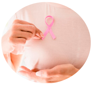 Imagen ilustrativa lazo cáncer de mama