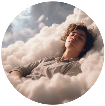 Imagen ilustrativa persona descansando