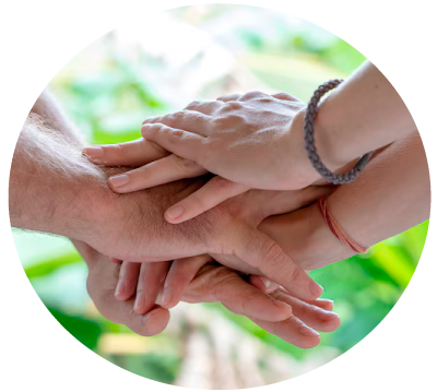 Imagen ilustrativa unión de manos