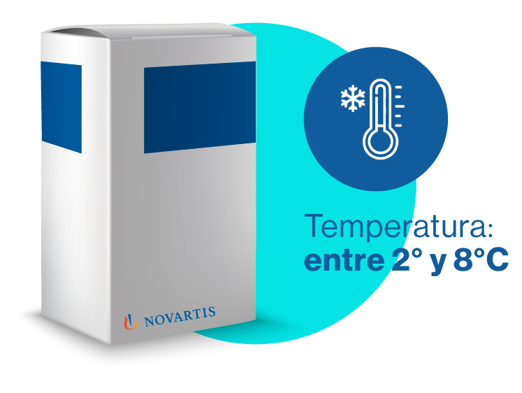 Temperatura:entre 2° y 8°C