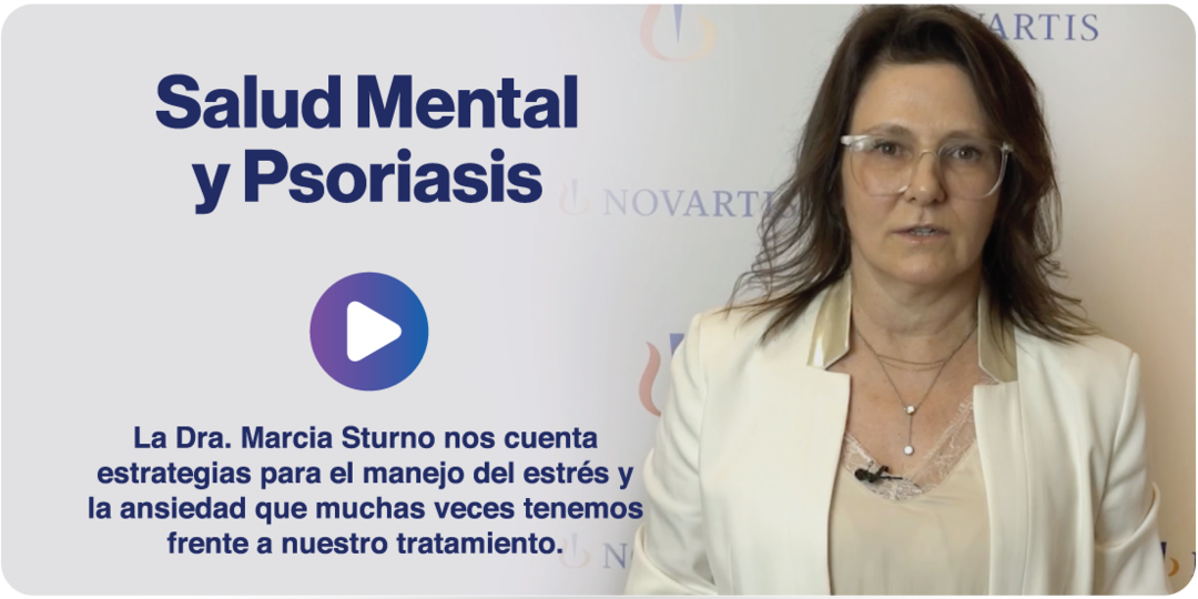 Imagen miniatura introducción al video de la Dra. Marcia Sturno nos cuenta estrategias para el manejo del estrés y la ansiedad que muchas veces tenemos frente a nuestro tratamiento.